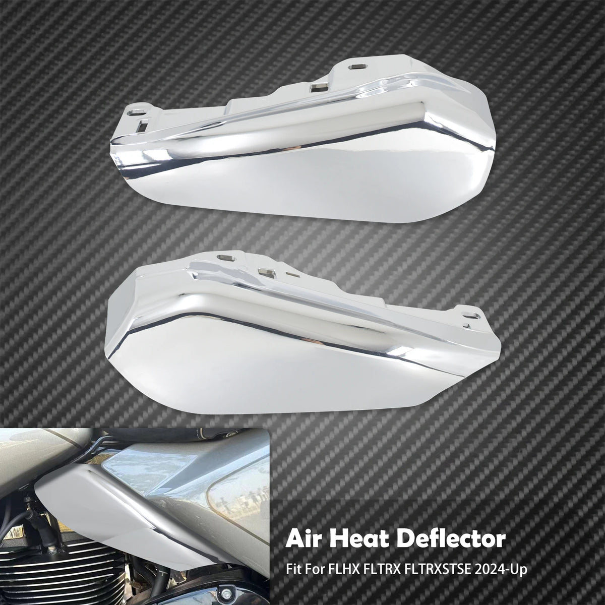 Déflecteur Thermique Mi-Cadre (Heat Shield) - Harley-Davidson Touring 2024-2025 – photo 7/8
