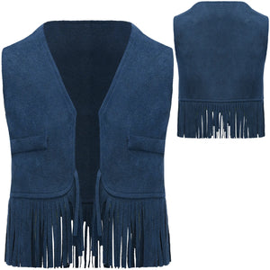 Gilet cowboy enfant à franges - vue 10