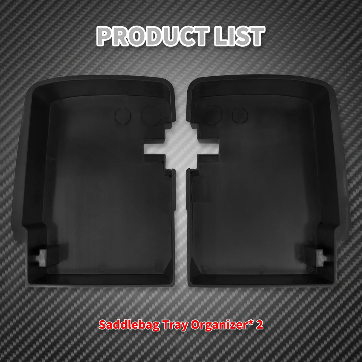 Organiseur Rigide pour Sacoche (Top Shelf) - Harley-Davidson Touring Street, Electra Glide, CVO, Ultra, Road King 2014-2019 – photo 5/6