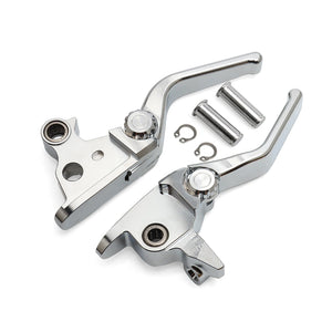 Leviers de frein et d'embrayage réglables pour Harley Touring 2008-2013 - vue 2