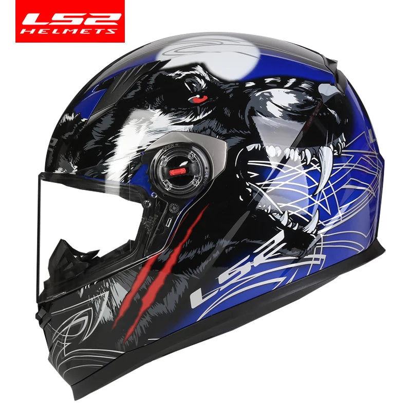 Casque intégral LS2 FF358 noir - vue 3