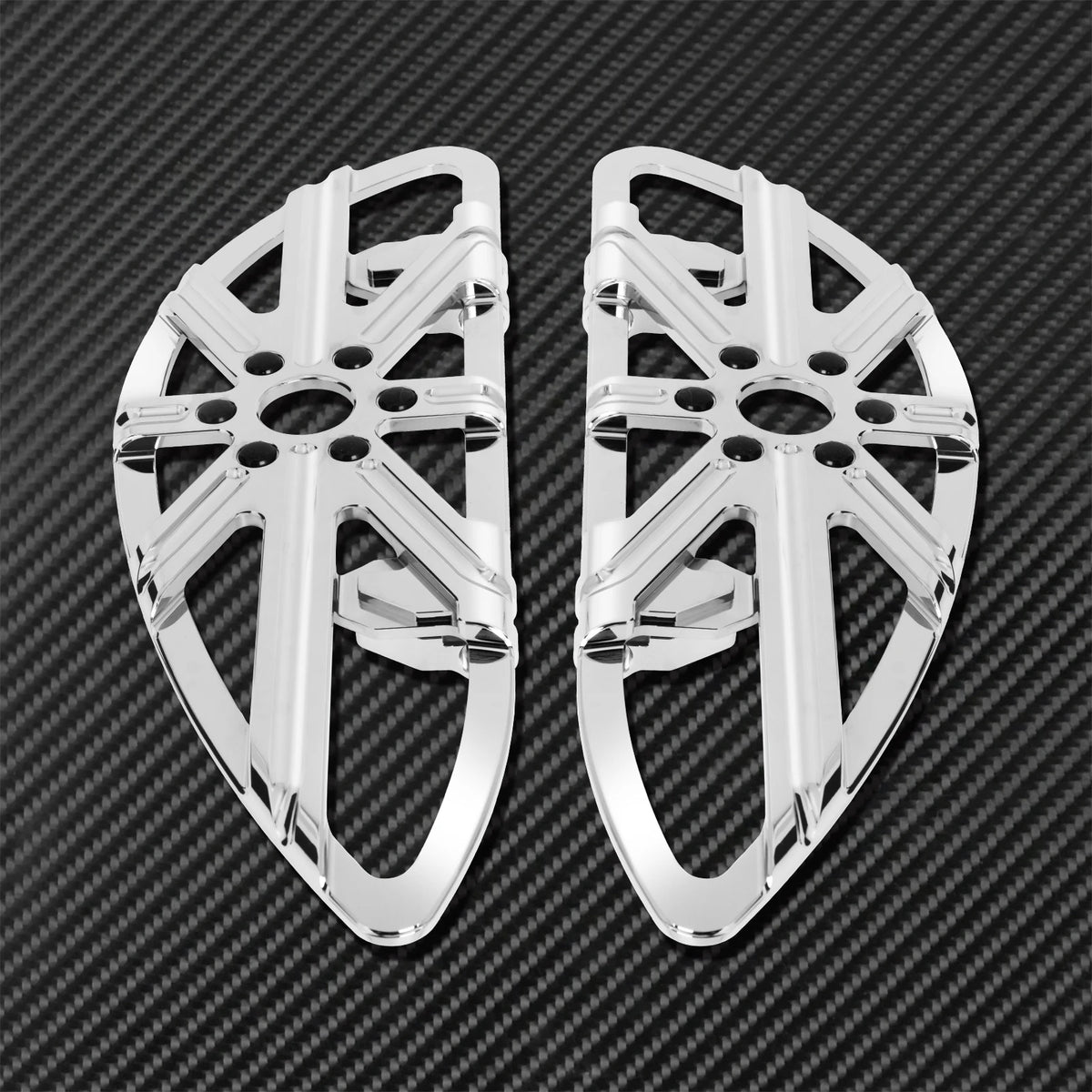 Kit marchepieds avant et repose-pieds arrière pour Harley-Davidson Touring, Electra Glide, Street Glide, Dyna et Softail FL – photo 6/11
