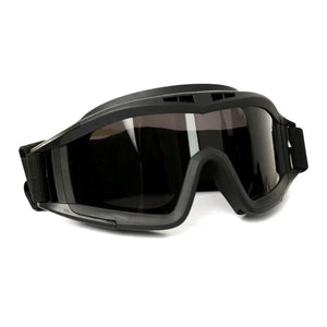Lunettes Masque Tactiques 3 Verres - Moto, Airsoft, Ski - vue 8