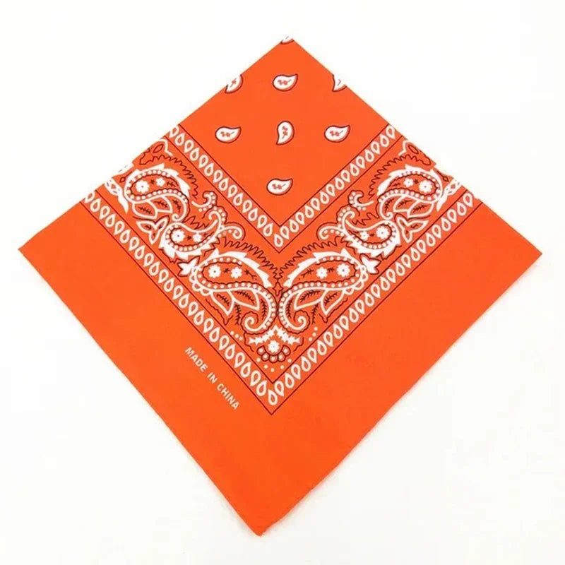 Bandana biker imprimé foulard tête et poignet - vue 6