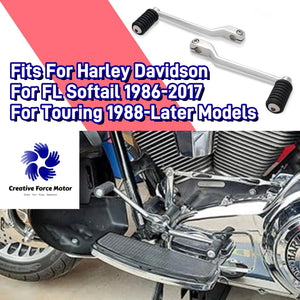 Levier de sélecteur talon-pointe gauche en alliage de zinc pour Harley-Davidson Softail (1986-2017) et Touring (1988-2026) – photo 3/13