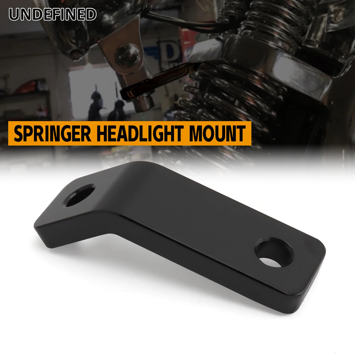 Patte de support de phare pour Harley Springer - vue 1