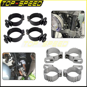 Colliers de fixation de fourche pour support de pare-brise de moto - vue 2