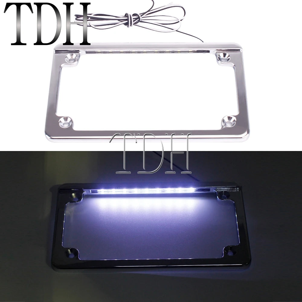 Cadre de plaque à éclairage LED pour Harley - vue 5