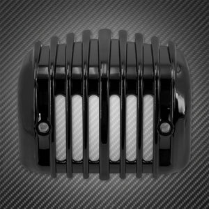 Cache régulateur de tension chromé/noir pour Harley-Davidson Softail Street Bob, Deluxe, Low Rider, Fat Bob, Breakout 2001-2017 – photo 2/8
