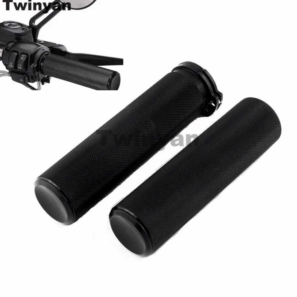 Poignées de guidon pour Harley Sportster, Dyna, Softail et Touring - vue 4