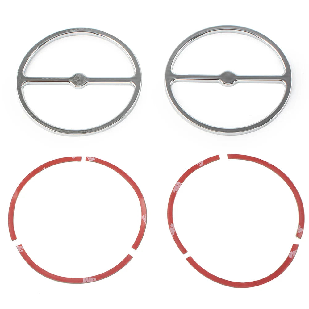 Anneaux de finition chromés pour grilles de haut-parleurs d'origine Harley-Davidson Electra, Tri et Street Glide 1996-2013 - vue 6