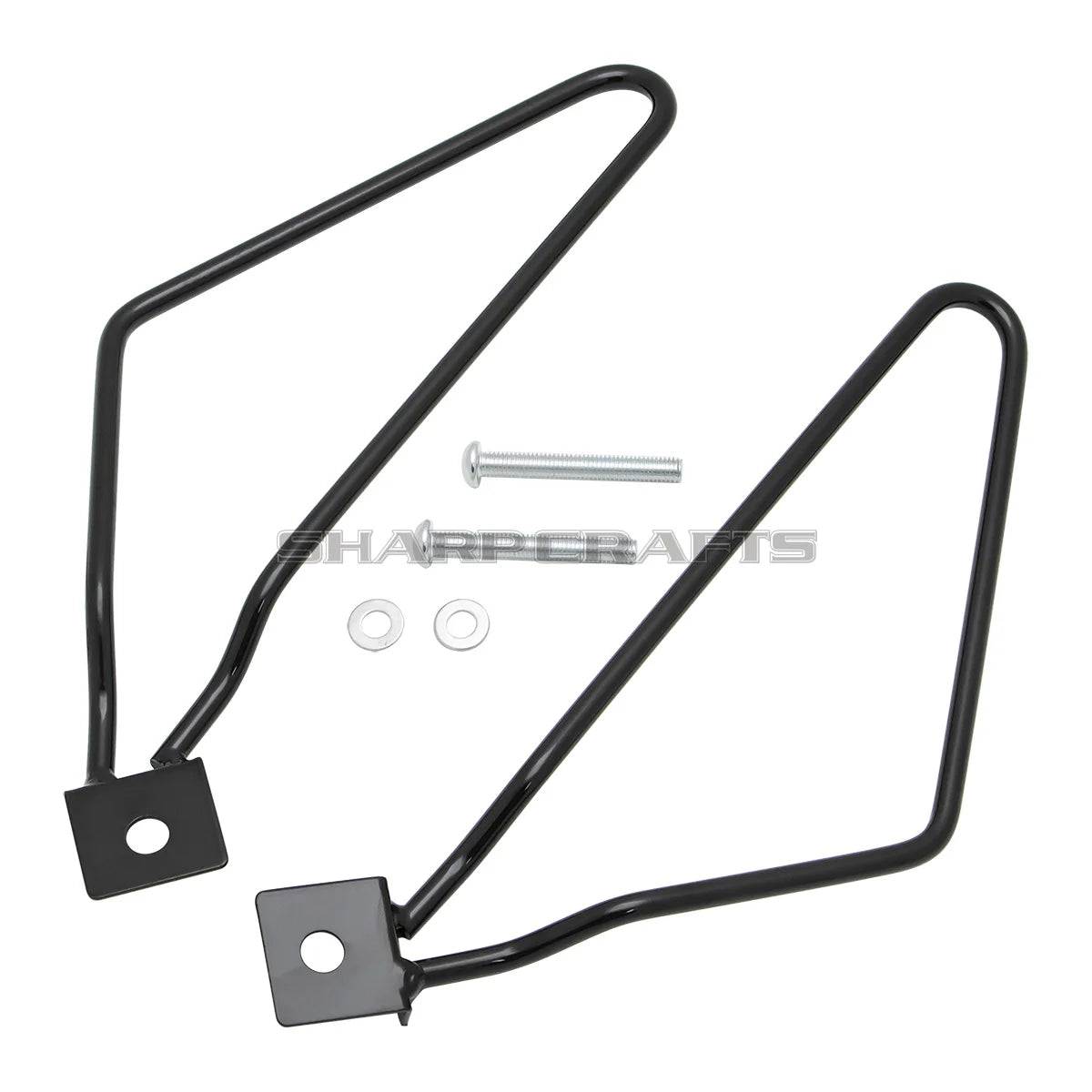 Supports de Sacoches Cavalières en Acier Inoxydable pour Harley Sportster/Dyna/Softail - vue 5
