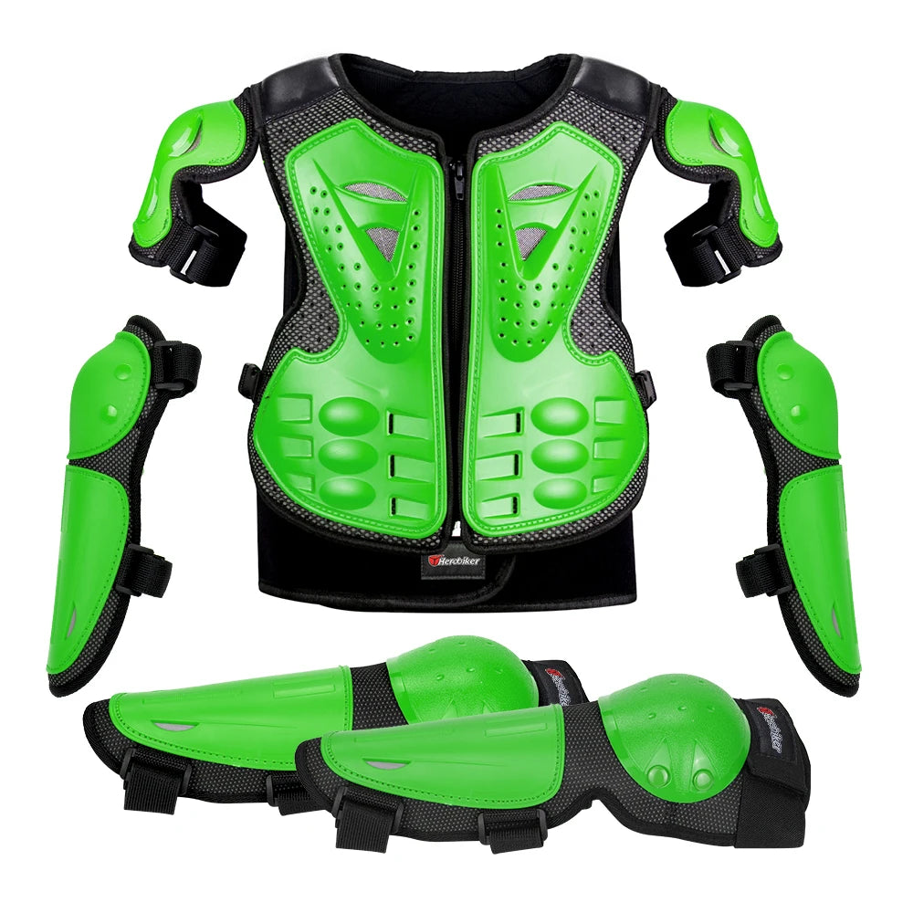 Ensemble armure de protection moto pour enfant - vue - vue 22