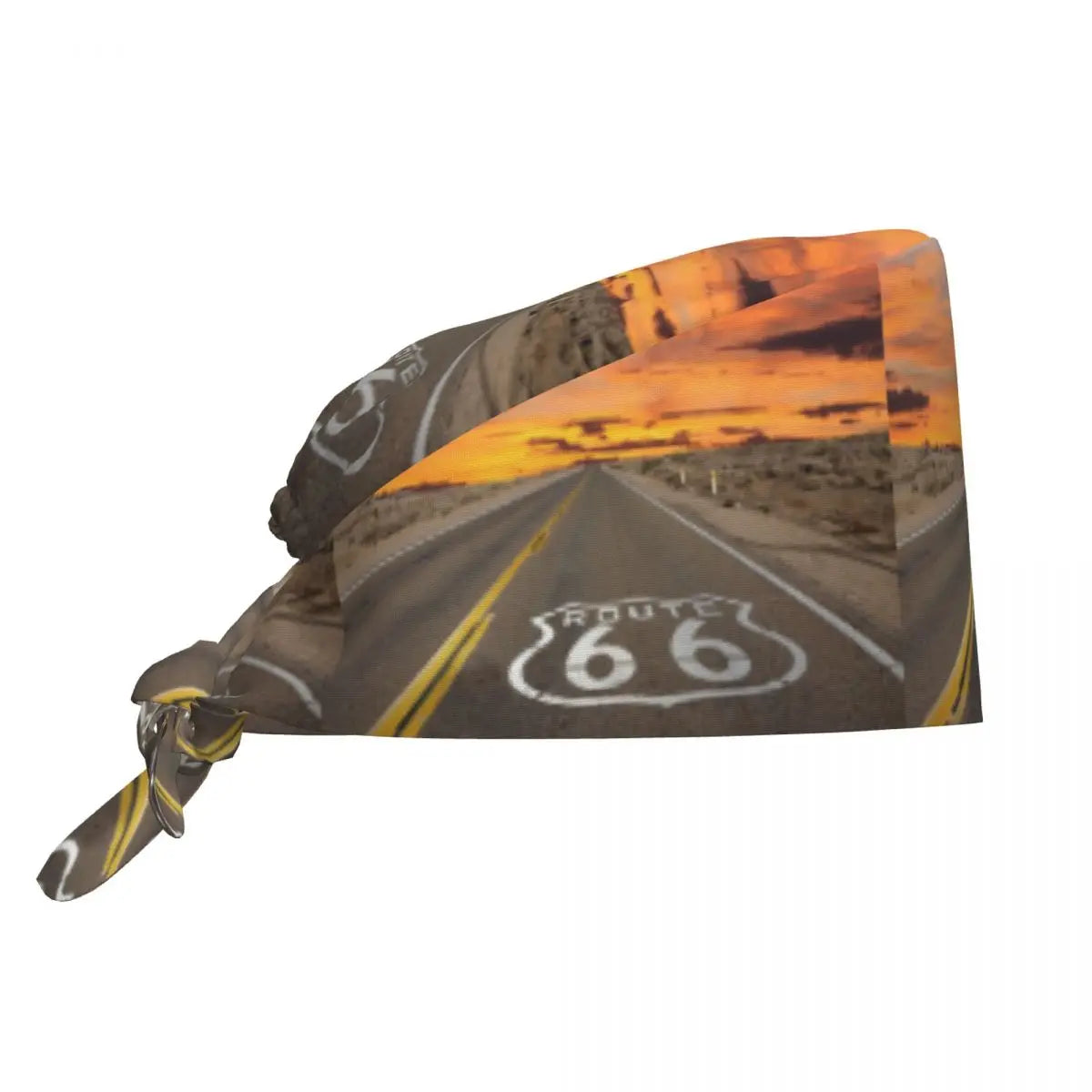 Bonnet léger imprimé Route 66 - vue de face - vue 17