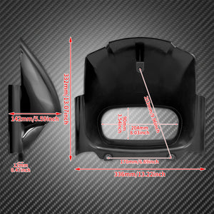 Carénage de phare (cache avant) noir brillant pour Harley-Davidson Softail Fat Bob 2018-2023 – photo 6/7