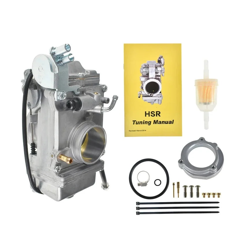 Carburateur 42 mm à boisseau plat pour Harley Evolution Twin Cam - vue 1