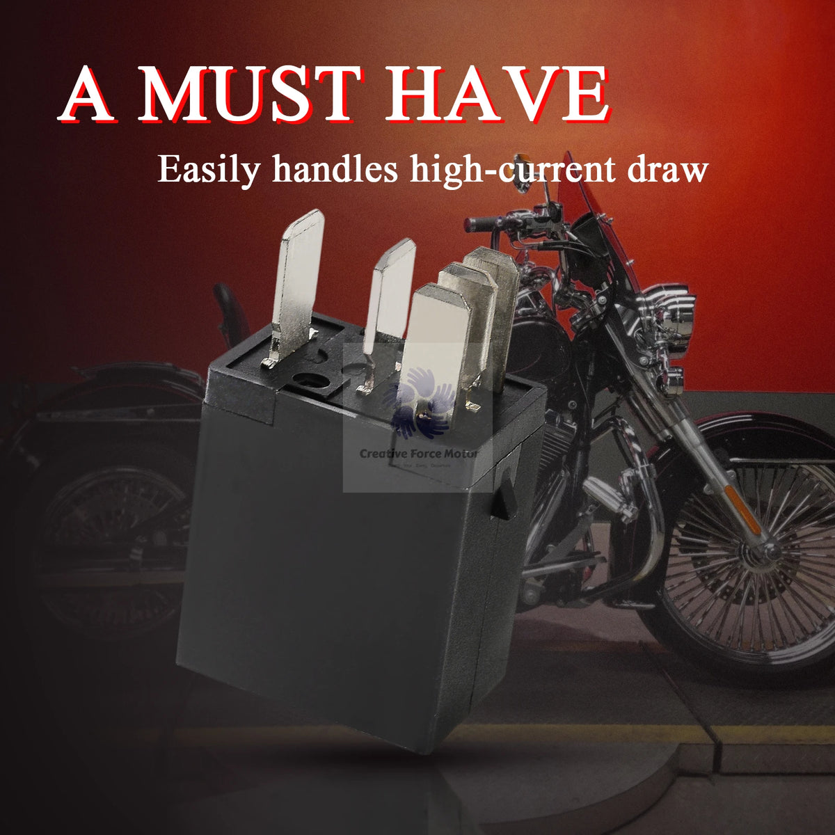 Relais de démarreur pour Harley Softail Dyna Touring - vue 5