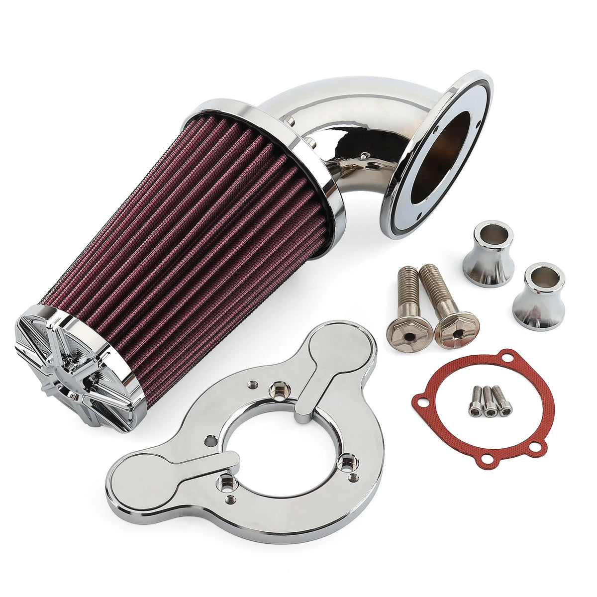 Kit filtre à air complet coude pour Harley Sportster XL 883 1200 - vue 3