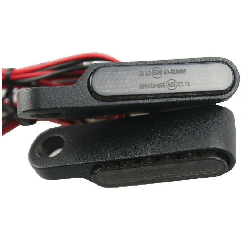 Mini clignotants LED de guidon avec feu de position ambré pour moto Harley-Davidson - vue 4
