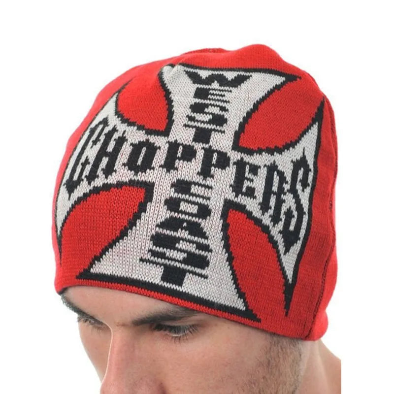 Bonnet tricoté noir style gothique rétro - vue 4