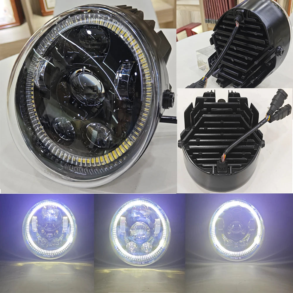 Phare LED pour Harley V-Rod, Night Rod - vue 5