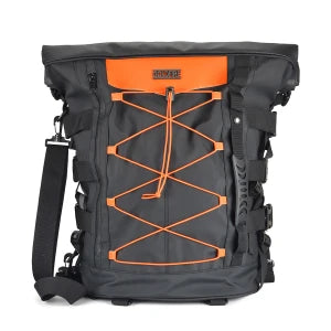 Sac de bagagerie noir pour sissy bar de moto - vue 8
