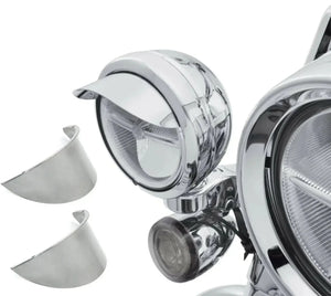 Visières de feux additionnels pour Harley Touring Softail - vue 4