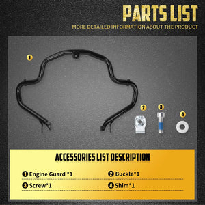 Crash Bar Moteur pour Bas de Carénage - Harley-Davidson Touring FLHX/FLTRX 2023-2026 – photo 5/6