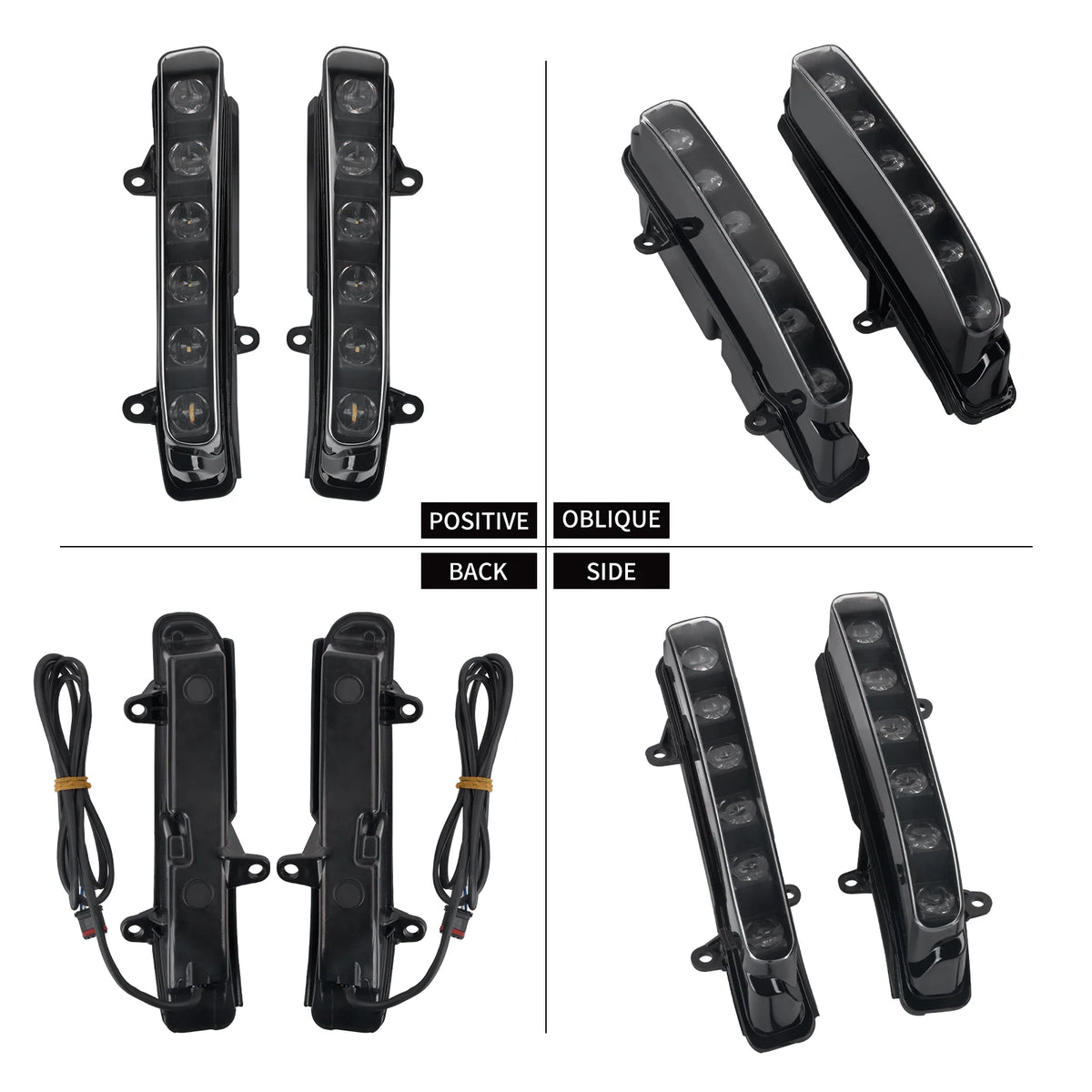 Bas de Carénage Noir Brillant avec Becquet Menton et LED - Harley-Davidson Touring FLHXSE 2023-2026 – photo 4/8