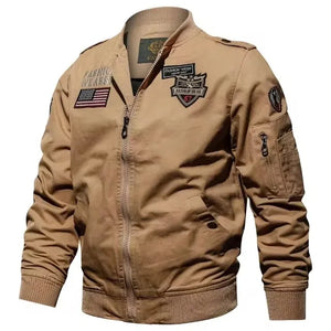 Veste tactique moto homme kaki multi-poches - vue 5