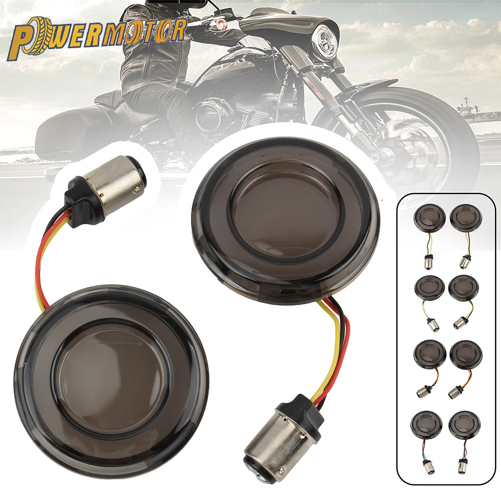 Inserts de clignotants LED pour Harley Touring Dyna - vue 1