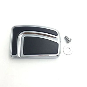 Grand cache de pédale de frein Airflow en aluminium pour Harley-Davidson Softail (1986 et +) et Dyna Switchback FLD – photo 1/6