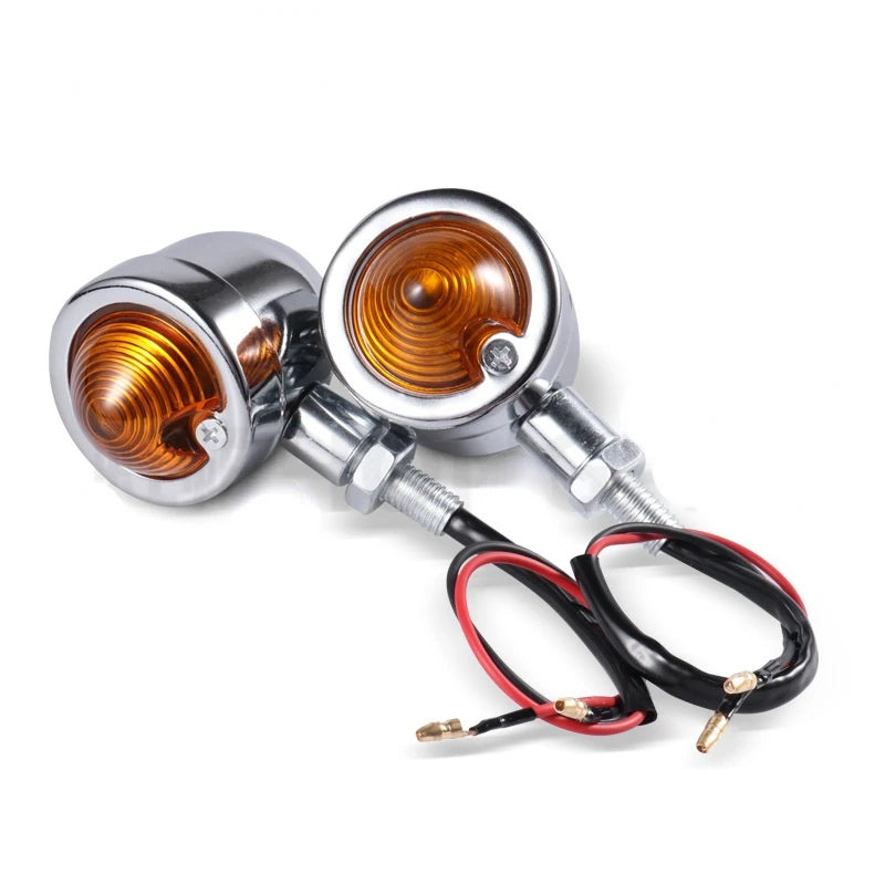 Clignotants rétro bullet pour Harley custom - vue 1