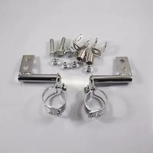 Phares additionnels bullet 4 pouces pour Harley custom - vue 6