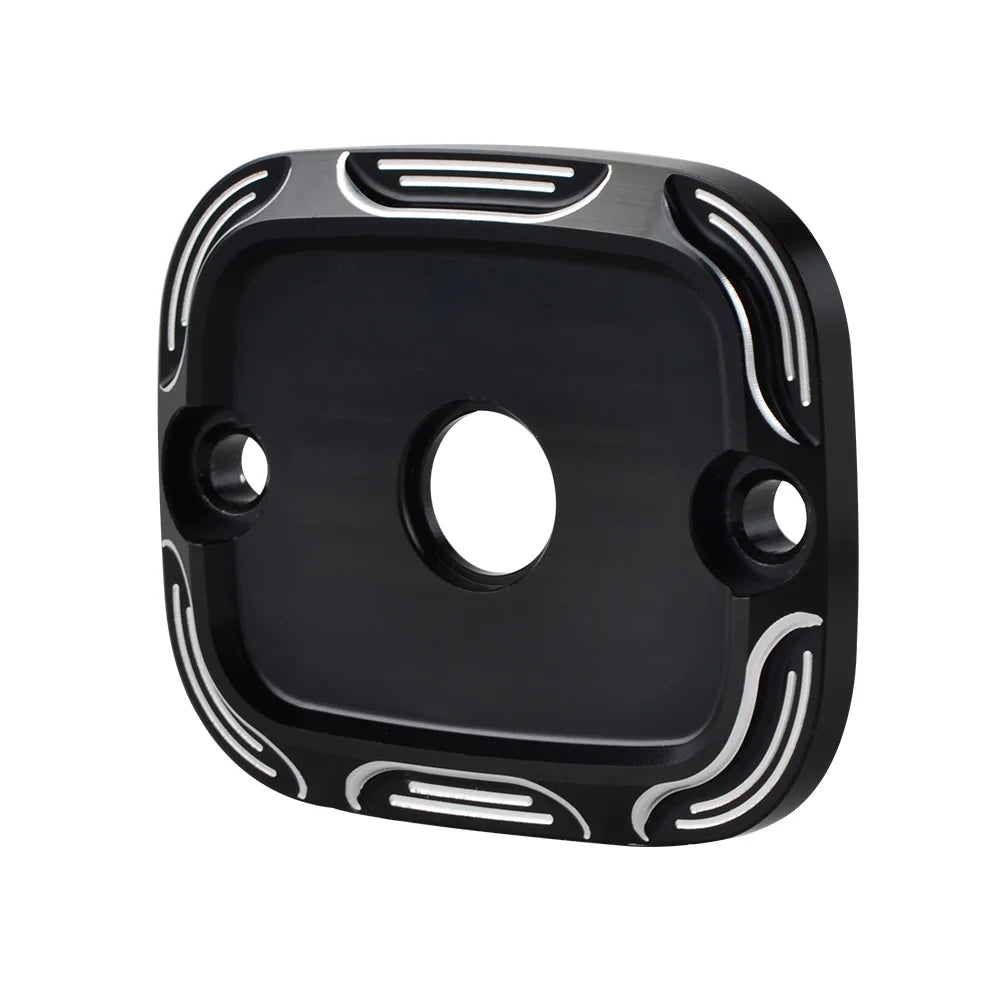 Cache de Bocal de Liquide de Frein Avant CNC Aluminium - Harley-Davidson Dyna 2006-2017, Softail 2006-2014 – photo 4/6