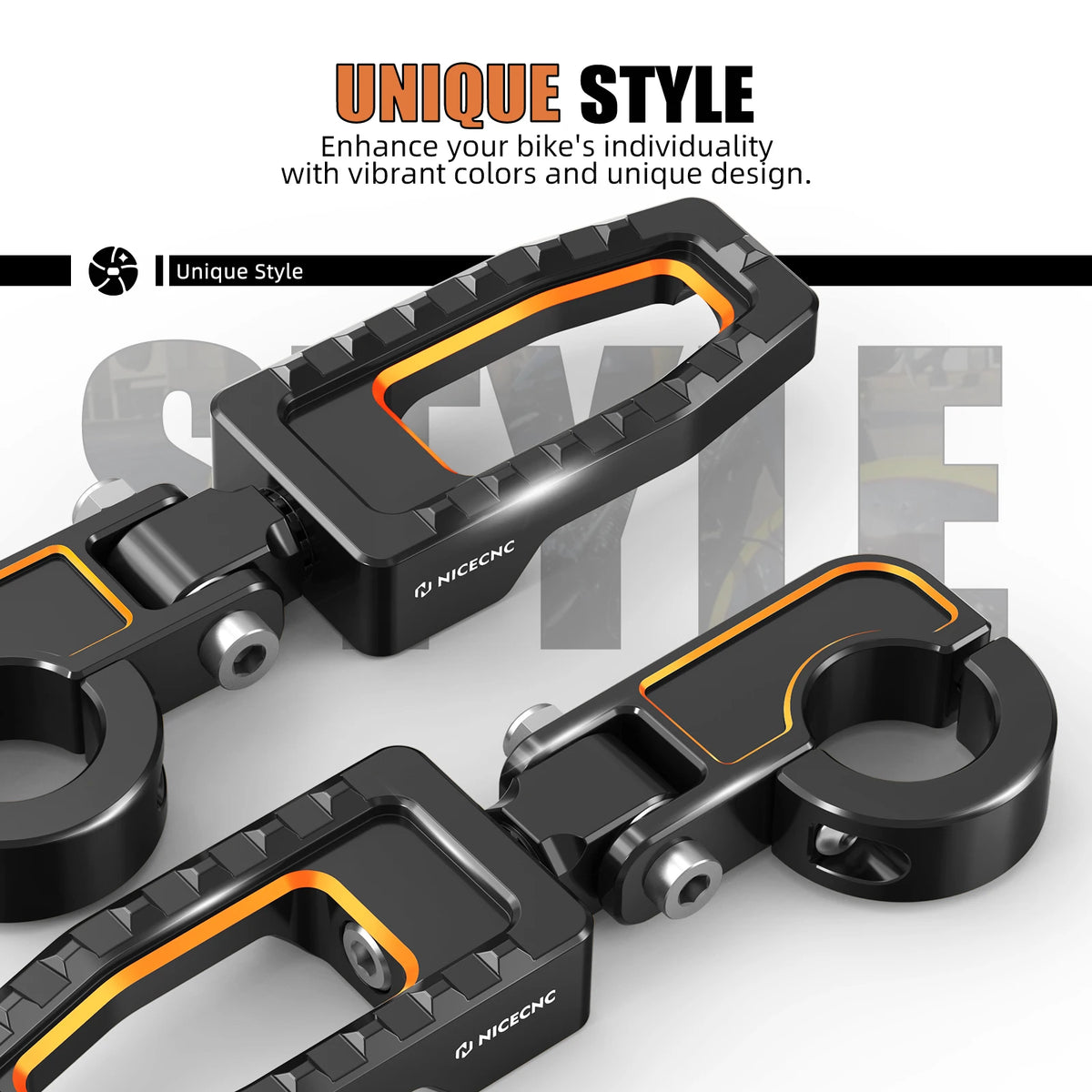 Repose-pieds pare-carter NICECNC pour Harley-Davidson Street Glide FLHX et Road King FLHR – photo 6/9