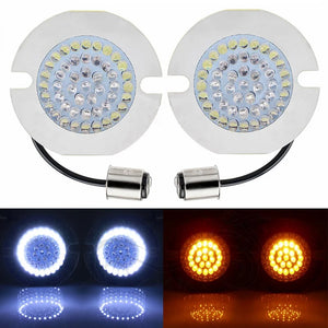 Inserts de clignotants LED pour Harley Touring et Heritage - vue 1