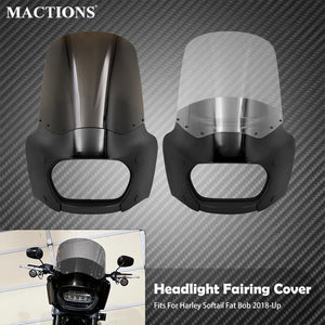 Barre de Protection Moteur Highway Noire (Crash Bar) - Harley-Davidson Softail Street Bob, Low Rider FXBB 2018 et plus – photo 1/9