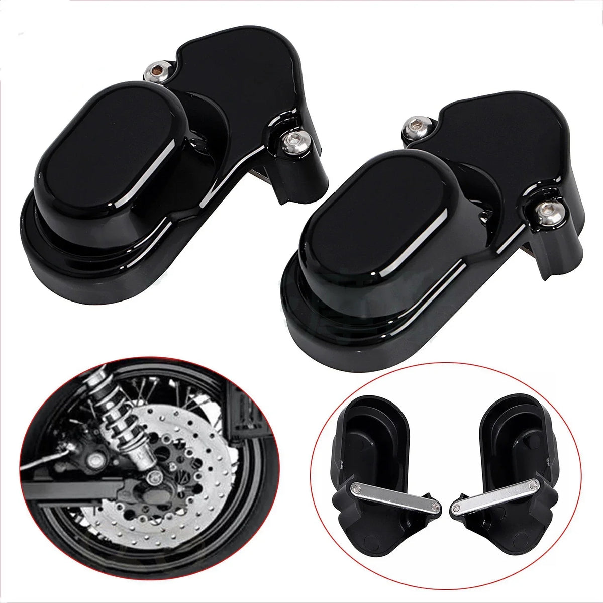Caches d'axe arrière pour Harley Sportster - vue 1