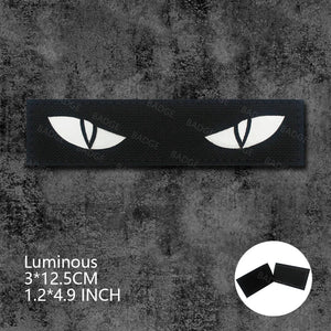 Écusson tactique phosphorescent yeux de chat - vue 26