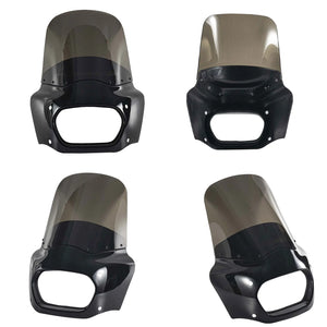 Carénage Road Warrior noir pour moto Harley Fat Bob - vue 4