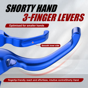 Leviers de frein et d'embrayage courts 3 doigts (Shorty) - Harley-Davidson Touring 2008-2013 et 2021-2023 – photo 4/14
