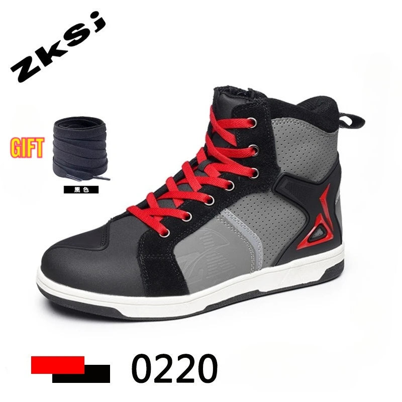 Chaussures moto avec renforts de protection - vue 8