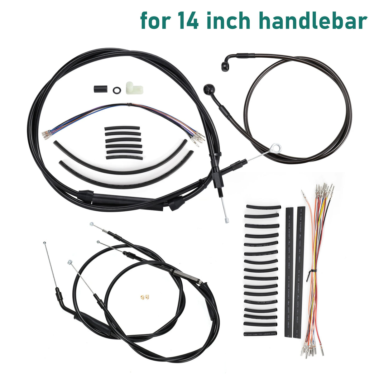 Kit de Câbles Rallongés 12"/14"/16" pour Guidon - Harley-Davidson Dyna 1996-2006 (Sans ABS) – photo 11/11