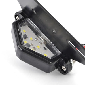Support de plaque avec éclairage LED pour Harley custom - vue 5