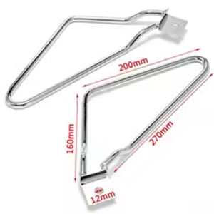 Support de Sacoches en Acier Inoxydable pour Harley Sportster/Dyna et Suzuki M109R - vue 3