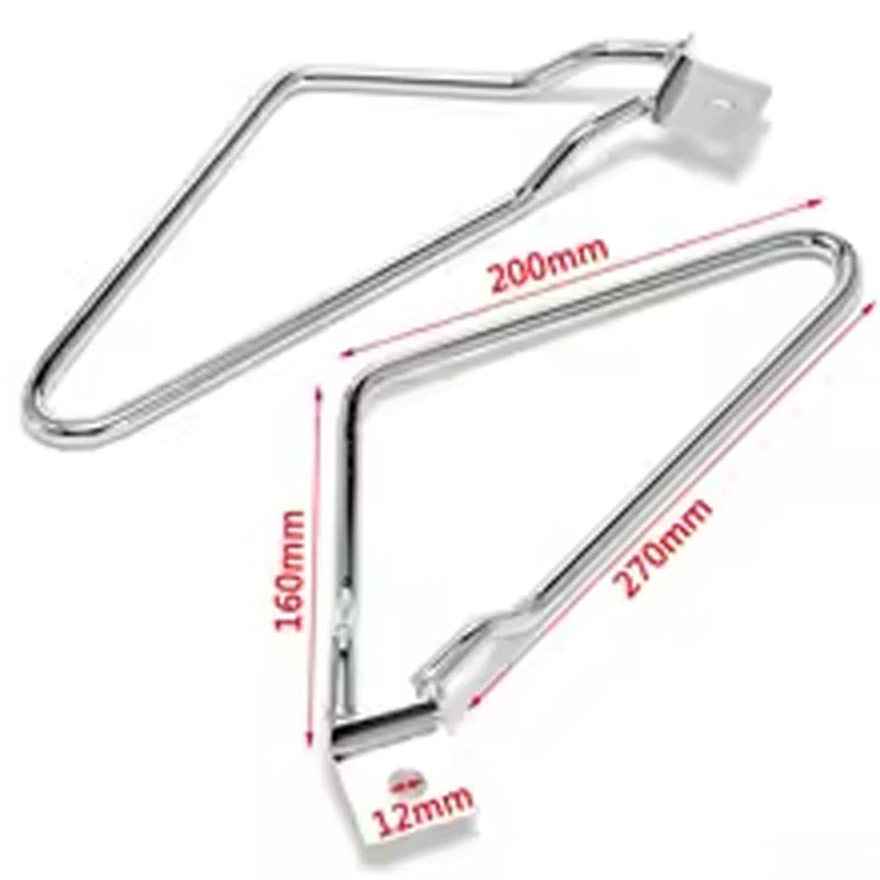 Support de Sacoches en Acier Inoxydable pour Harley Sportster/Dyna et Suzuki M109R - vue 3