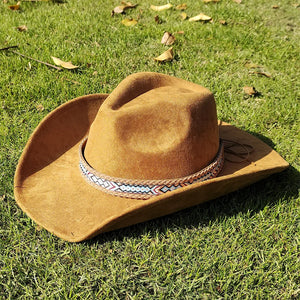 Chapeau cowboy en suédine - vue 4