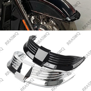 Embout chromé de garde-boue avant pour moto Harley-Davidson Heritage Classic - vue 1