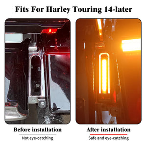 Feux LED de Remplissage Garde-Boue/Sacoches avec Clignotant et Stop - Harley-Davidson Road Glide Ultra FLHTCU 2014 et plus récent – photo 2/6